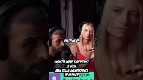 Women value experience in men, men value inexperience in women