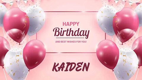 Happy Birthday to Kaiden - Birthday Wish From Birthday Bash