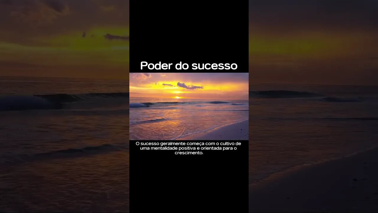 Poder do Sucesso. A saúde da mente é importante, concorda? 🔋💯