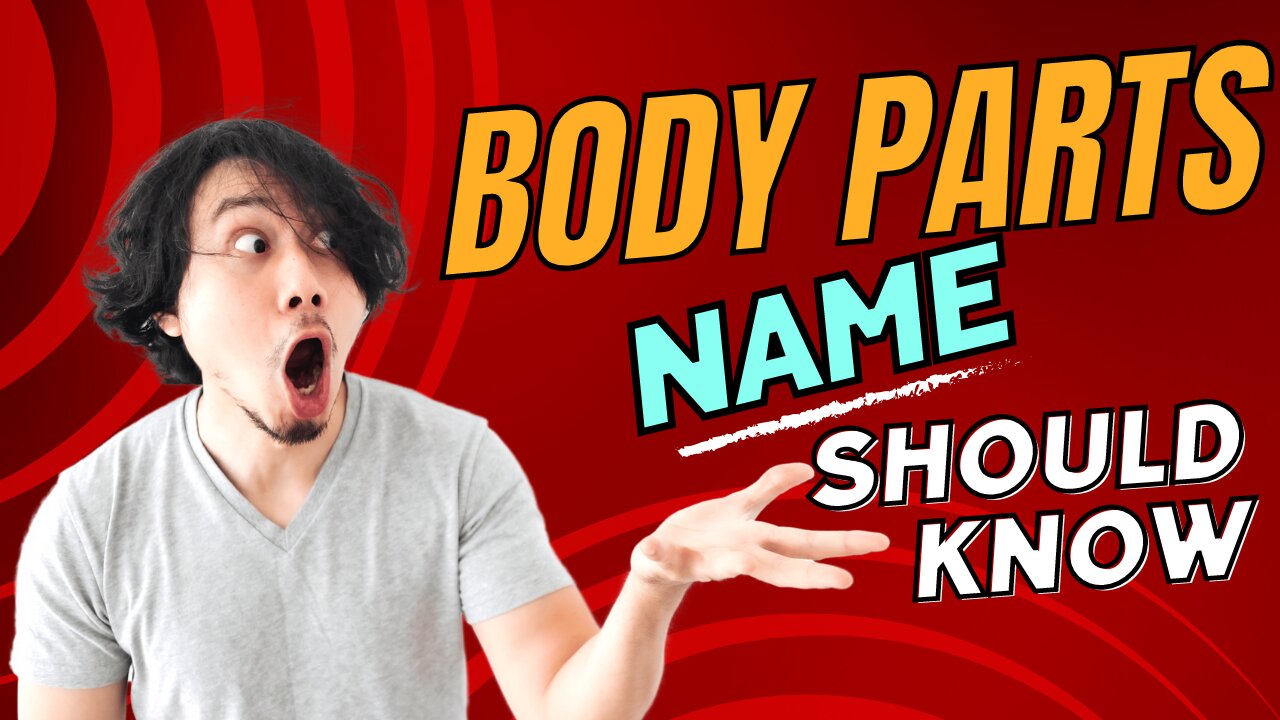 Learn 10 important Human Body Parts Names | rumble videos | animation