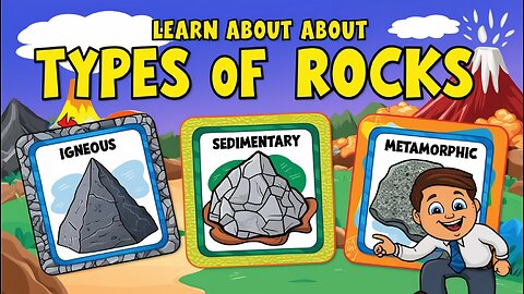 Discover the Amazing Types of Rocks! Learn About Rocks for children | Intersting facts about rocks