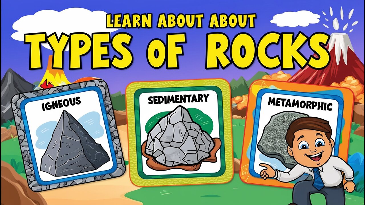 Discover the Amazing Types of Rocks! Learn About Rocks for children | Intersting facts about rocks