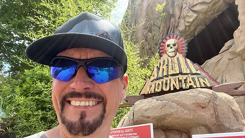 SKULL MOUNTAIN at SIX FLAGS GREAT ADVENTURE, Jackson, New Jersey, USA [Off Ride Footage]