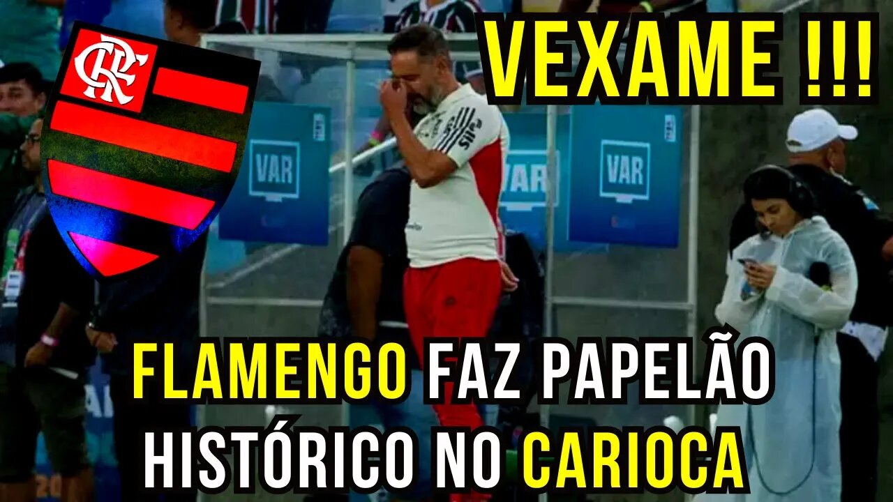 VERGONHOSO! FLAMENGO PERDE TÍTULO PARA O FLUMINENSE EM VEXAME HISTÓRICO NO MARACANÃ