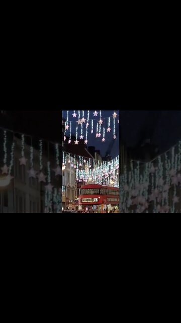 Chrristm lights switch on Oxford Street #london