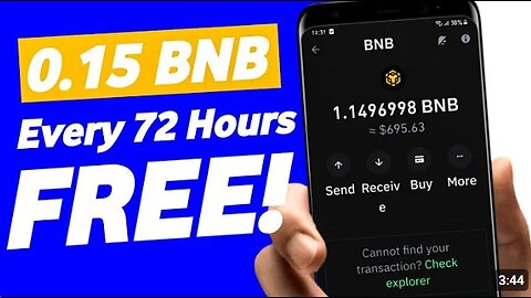 Free Bnb Mining Site | Claim 0.1 BNB To Trustwallet - New Binance Airdrop (No Investment)