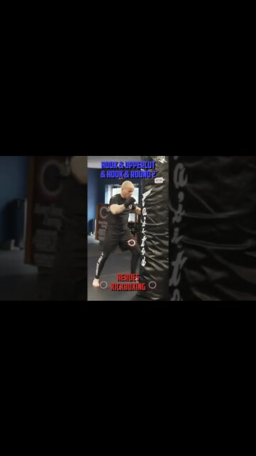 Heroes Training Center | Kickboxing "How To Double Up" Hook & Uppercut & Hook & Round 2 #Shorts
