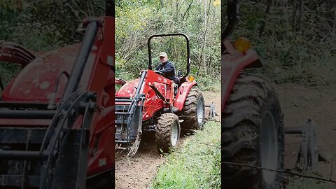 Tilling My Deer Food Plots in the Woods with my TYM T474 and Ironcraft Tiller @tymnorthamerica