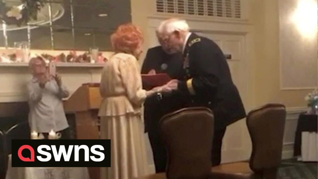 Adorable couple celebrate their 70th wedding anniversary by renewing their vows