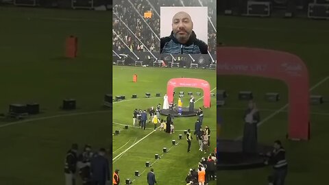 شاهد بالفيديو | لحظة دخول جورجينا وأولاد رونالدو ملعب مرسول بارك 👍🇸🇦