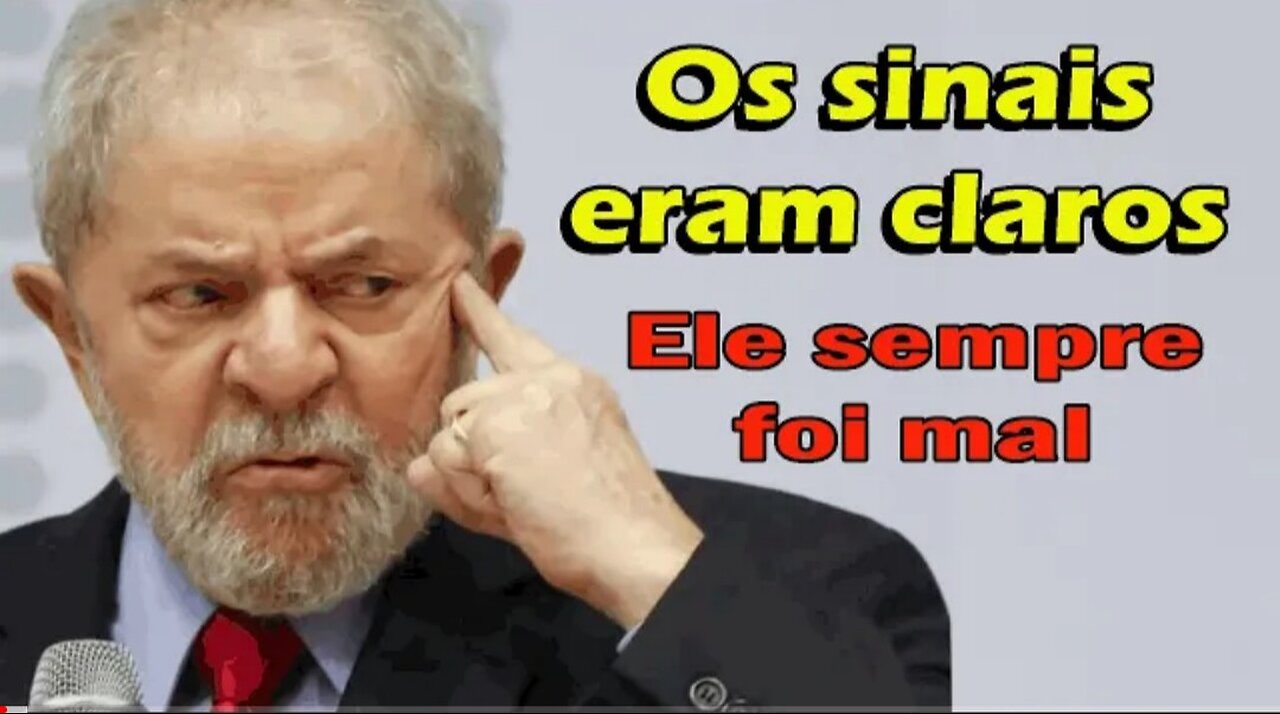 Lula deixando escapar sua IRA, sua verdadeira FACE e o DESPREZO por tudo que o Brasil sempre HONROU