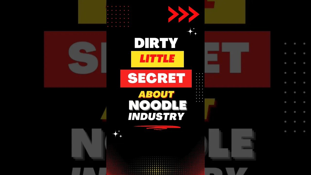 Dirty Secret About Noodles 😲 #shorts #Shorts #noodles #asmr