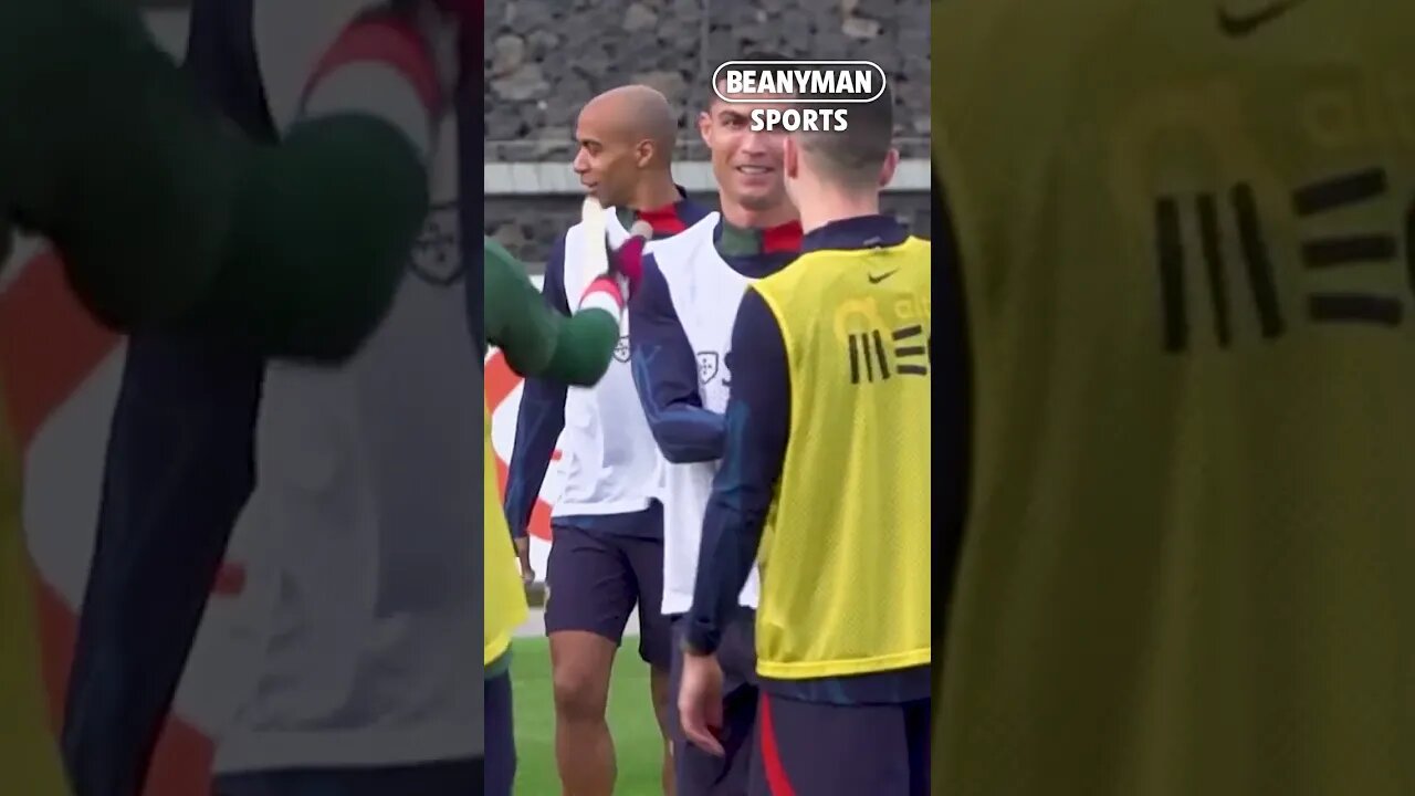 Cristiano Ronaldo trains with Portugal ahead of Liechtenstein Euro 2024 qualifier