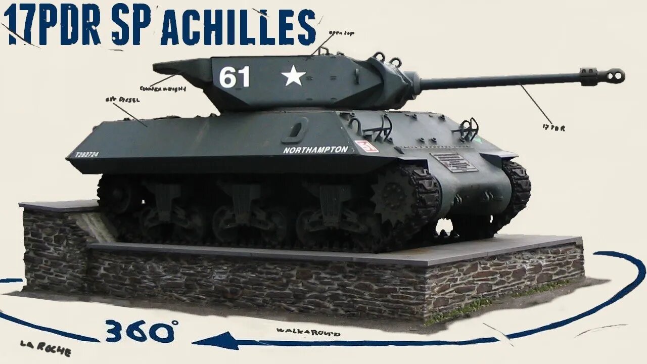 Achilles 17pdr SP - Walkaround - La Roche-en-Ardenne.