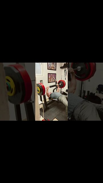 Heavy Bench Day: Can I bench press 5 reps x 132kg (291lb)?