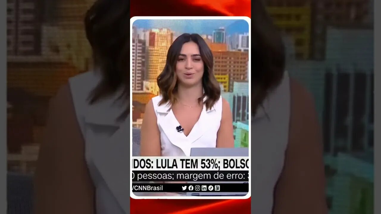 Pesquisa Ipespe para presidente: Lula tem 53% dos votos válidos; Bolsonaro, 47% | @SHORTS CNN