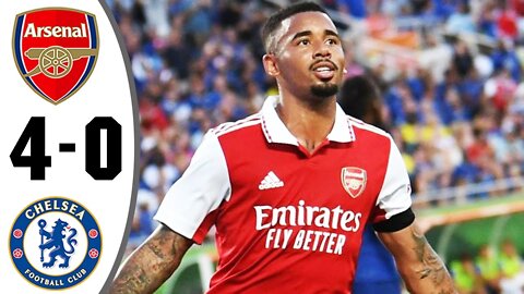 Arsenal vs Chelsea 4-0 All Goals & Highlights 24th July 2022