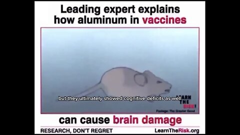 Brain damage / Aluminium in all vaccines