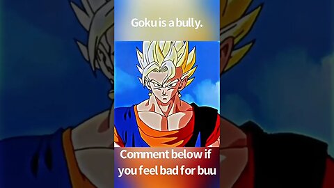 Goku is a bully #shorts #anime #dragonballz #shortsvideo