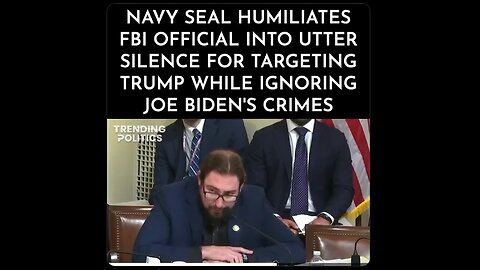 NAVY SEAL HUMILIATES FBI OFFICIAL INTO SILENCE