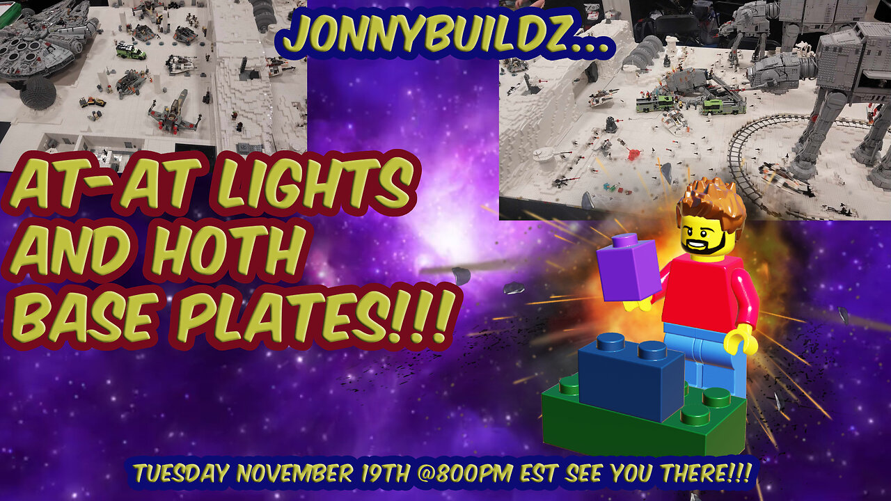 JonnyBuildz...Lights for the UCS AT-ATl!! Leaks and Reviews! Episode 177