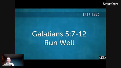 Galatians 5:7-10