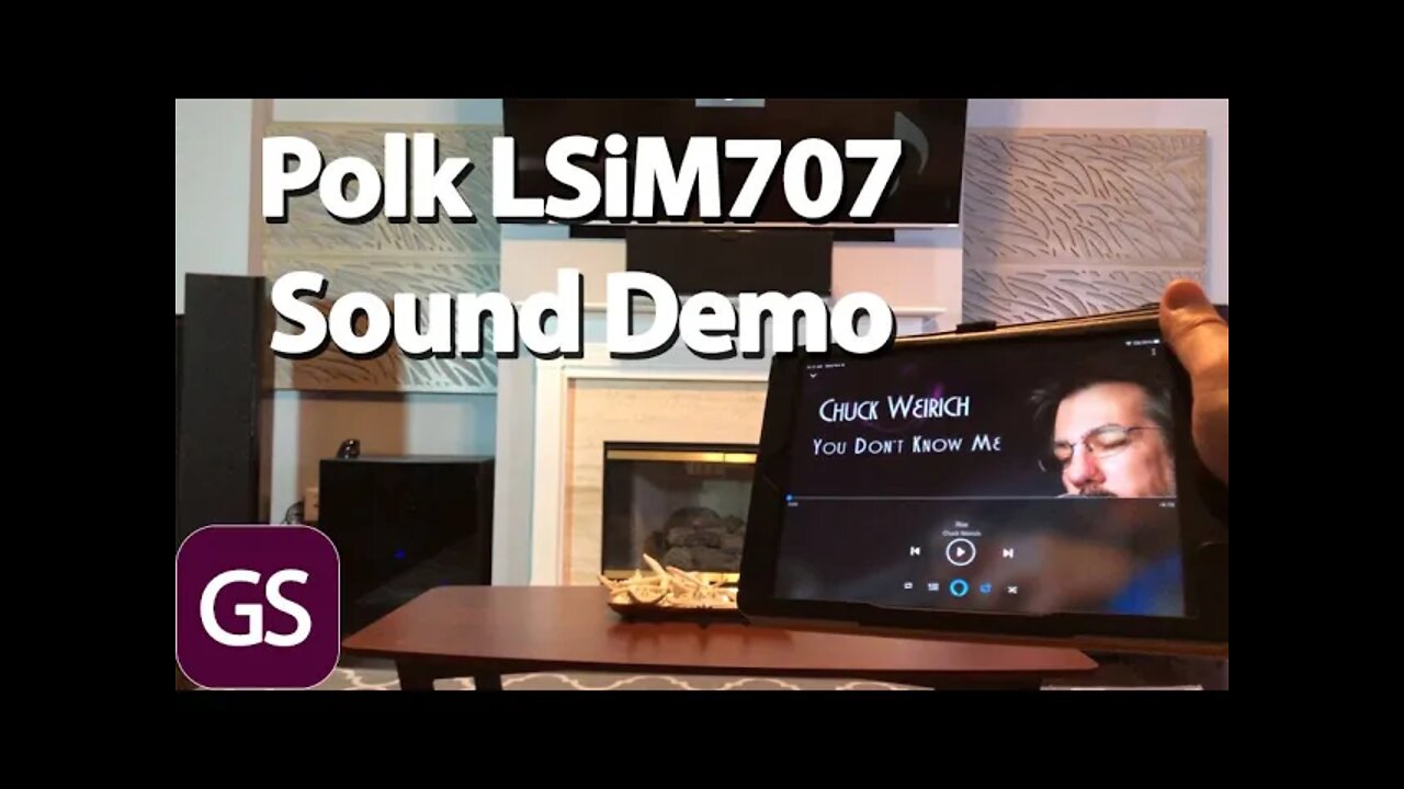 Polk Audio LSiM707 Sound Demo Chuck Weirich - Rise Test 1