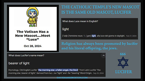 The Catholic Temple's new Mascot is Luce A.K.A. Lucifer ( 29th October, 2024 ) - 9m