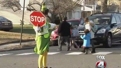 "Buddy the Elf" the crossing guard