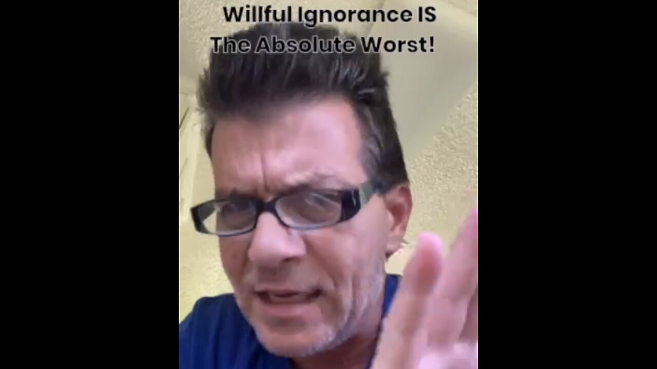 Willful Ignorance IS The Absolute Worst! Tony, AetherMedia22 ⛔SEE DESC⛔