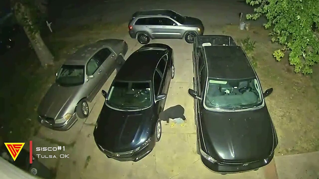 Slashing Tires Caught on Ring Camera | Doorbell Camera Video