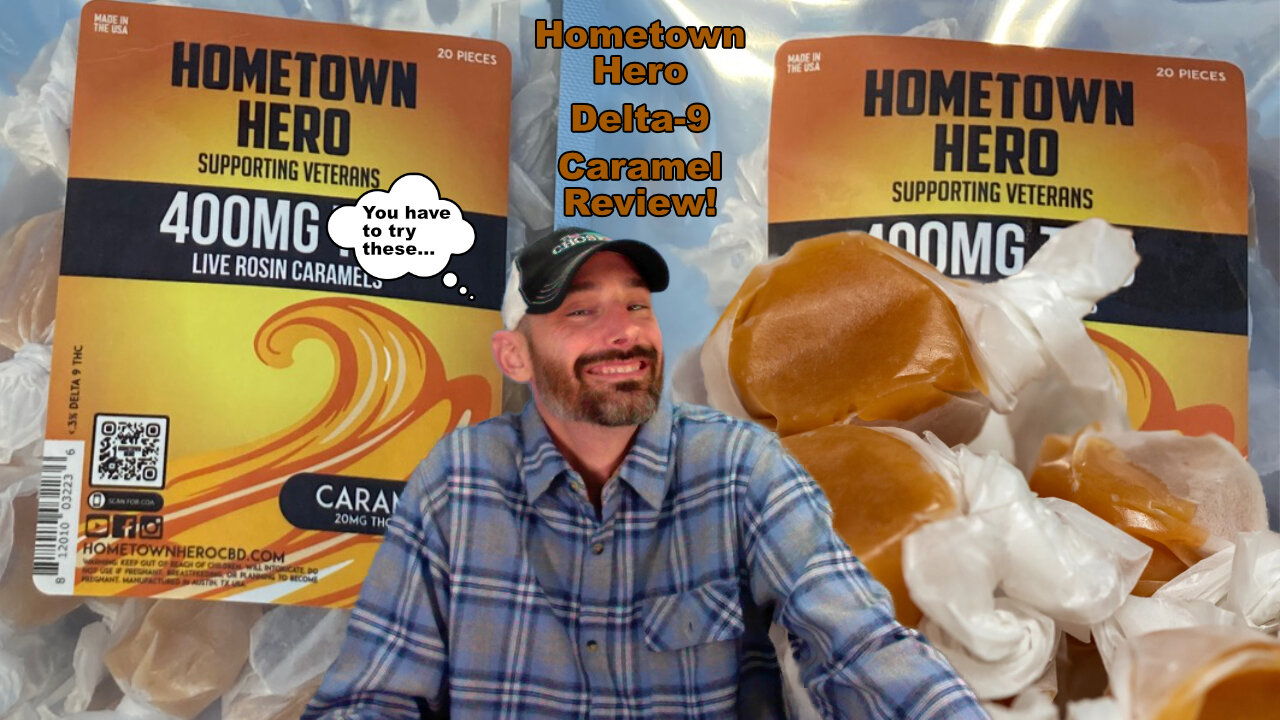 The NEW Hometown Hero Delta-9 Live Rosin Caramels have arrived and I'm so excited to review them!