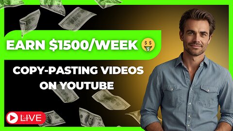 Earn $1500/Week 🤑 Copy-Pasting Videos on YouTube