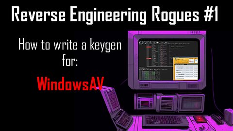 Reverse Engineering and Writing a Keygen for Rogue Software #1 - WindowsAV