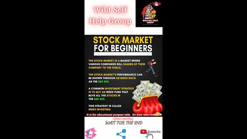 🔥Stock market for beginners🔥#shorts🔥#viralshorts🔥#motivation🔥#wildselfhelpgroup🔥