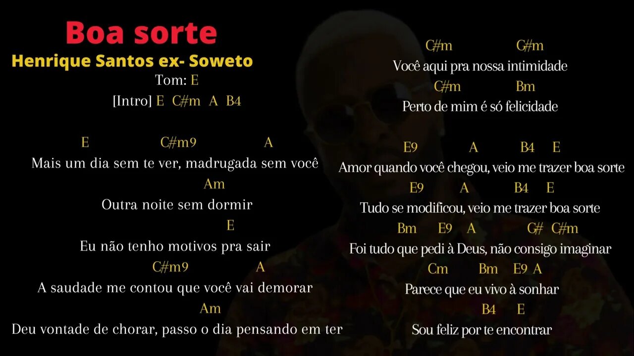 Boa sorte cantor #Hemriquesantos ex #soweto #pagode #cavaquinho #samba #cavaco