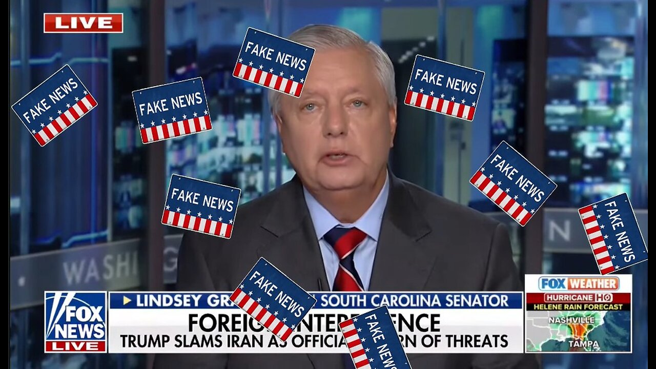 Lindsey Graham To Discuss fake newes about Iran Targeting President Trump and Other Top Officials