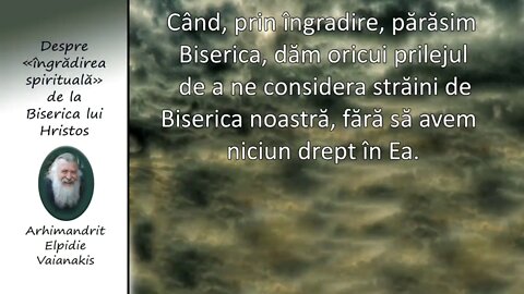 Ereticul Elpidie HULESTE pe Duhul Svint numind INGRADIREA despartire de Biserica=SCHISMA
