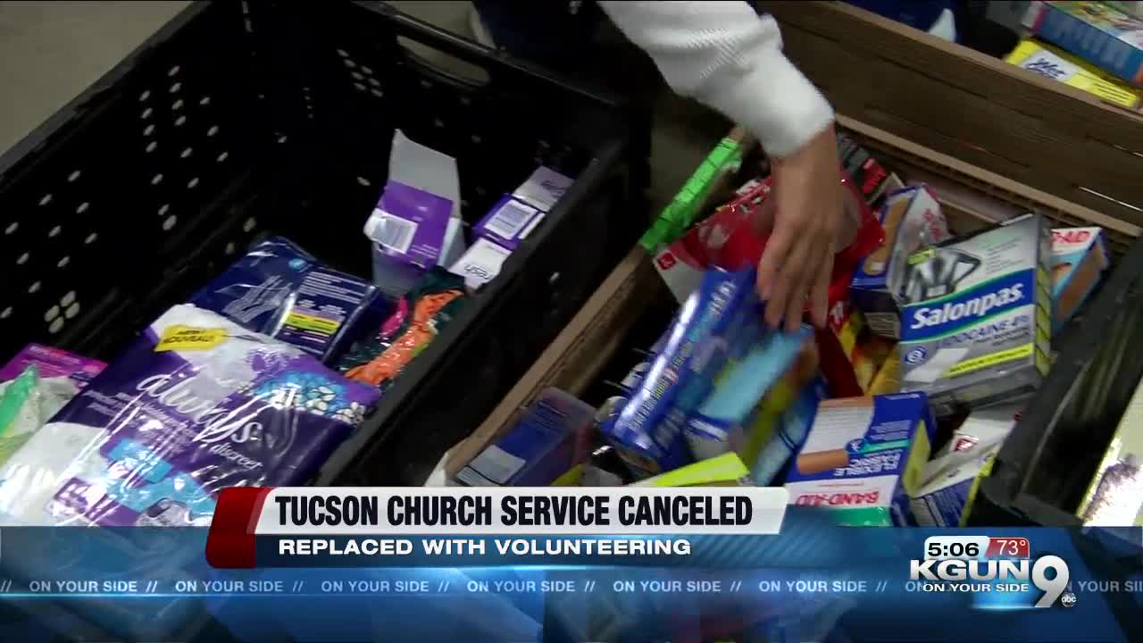 Pantano Christian Chuch Cancels Service to Serve the Tucson Community