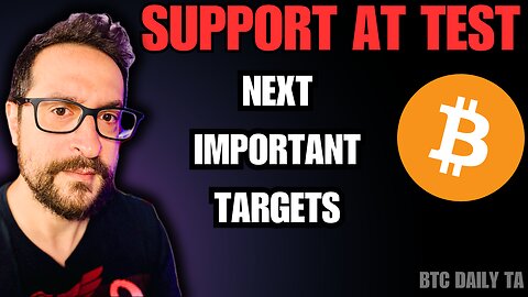 Support At Test - Next Targets Revealed - Bitcoin Today