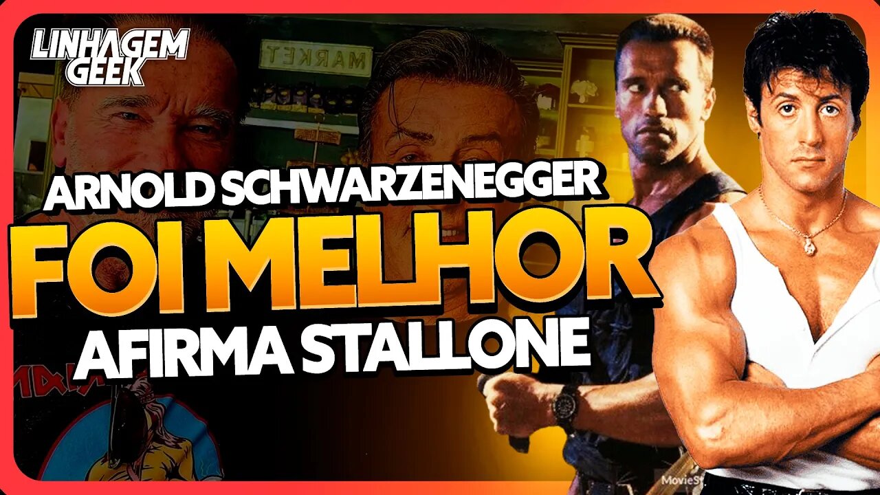 RIVALIDADE HISTÓRICA! STALLONE ADMITE QUE ARNOLD FOI MELHOR!