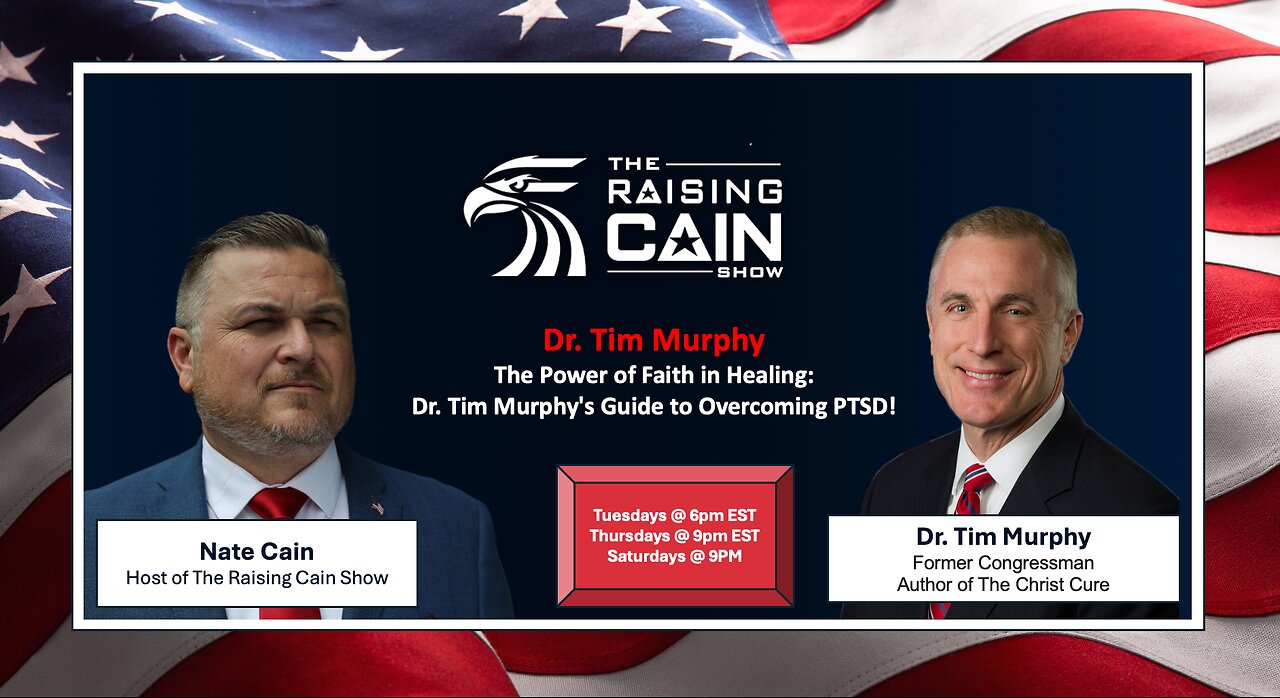 🌟 🌟The Power of Faith in Healing: Dr. Tim Murphy's Guide to Overcoming PTSD! 🙏🛡️