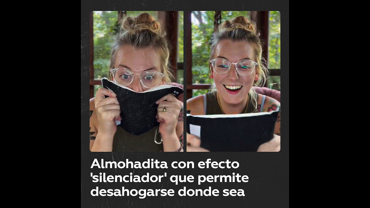 Almohadita que permite desahogarse gritando en cualquier lugar sin molestar a nadie