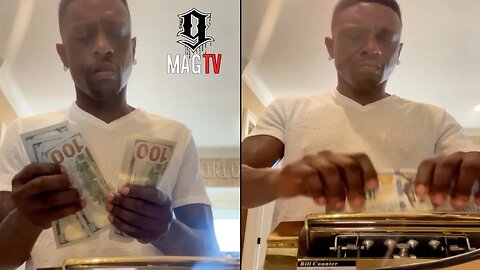 Boosie Salty Bill Counter Machine Is Jammin Up His Hundred Dollar Bills! 🤑