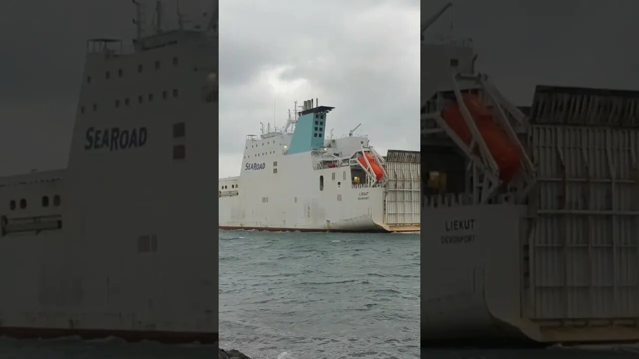 Liekut Outbound At The River Mouth. Devonport Tasmania #ship #shorts