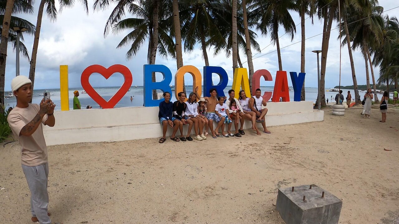 Let's Walk And Talk On The Island Of Boracay, Philippines