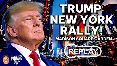 WATCH FULL REPLAY: President Donald Trump Rally At ICONIC Madison Square Garden in New York