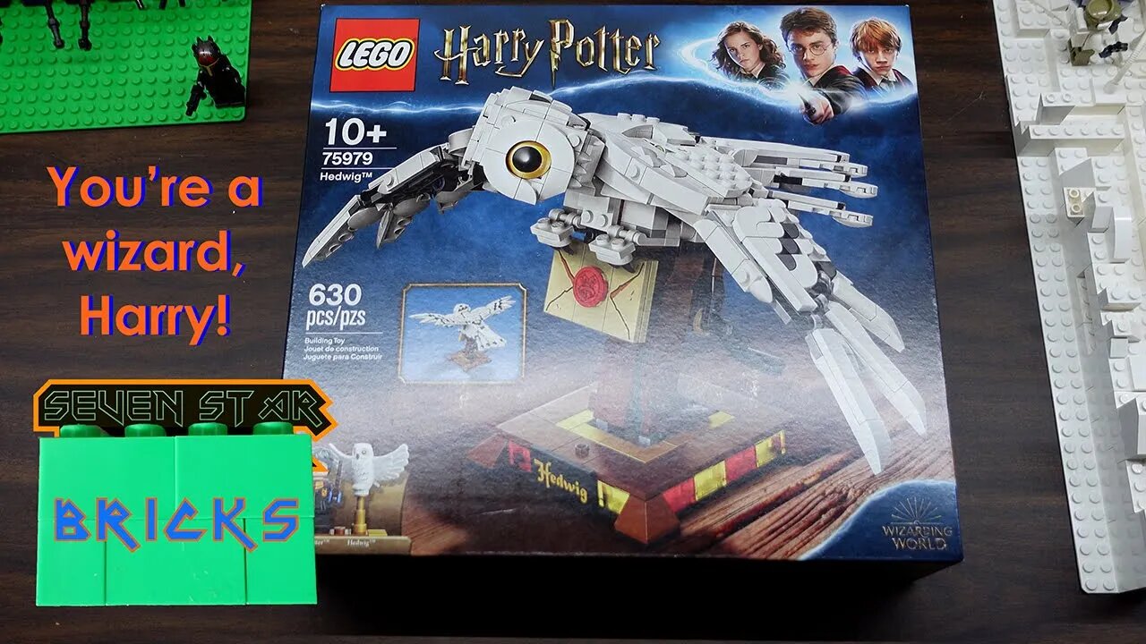 Hedwig speed build & review - Lego Harry Potter set 75979 - 630 pcs