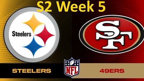 Madden 23 Steelers Vs 49ers All Pro Team Normal Speed S2 W5