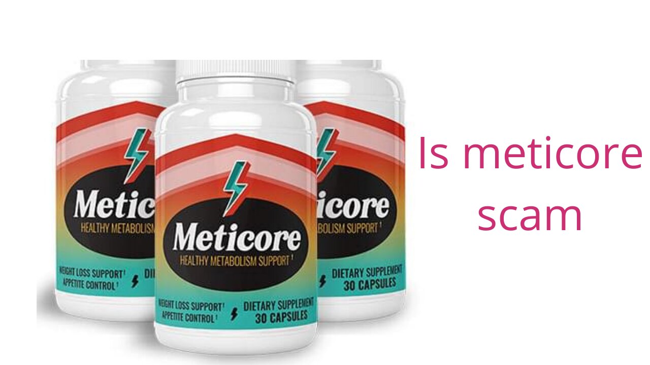 Meticore healthy metabolism support Review